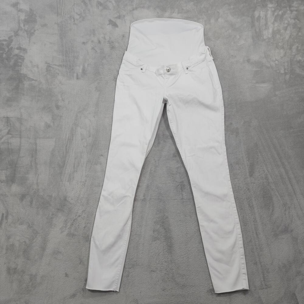 Abercrombie & Fitch Jeans Womens 28 Maternity White The Jean Legging Stretch